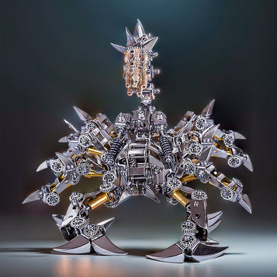 DIY 3D Metal Mechanical War Scorpion Puzzle Model Assembly Kit