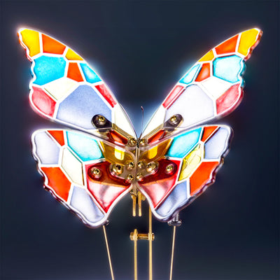 DIY 3D Flying Butterfly Dynamic Mechanical Crafts Mystery Aircraft Model Kit