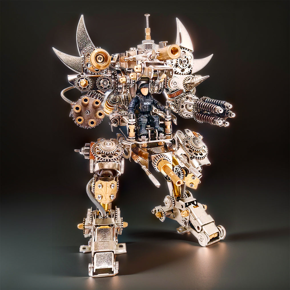 DIY 3D Metal Mechanical  Magnetic Mecha Puzzle Assembly Model Kit