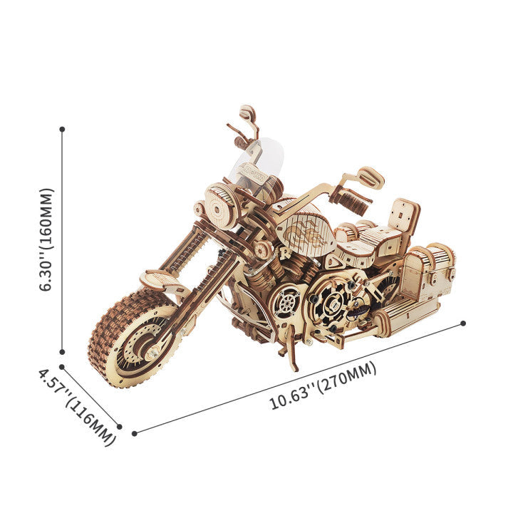 PUUZZLE Cruiser Motorcycle LK504 3D Wooden Puzzle