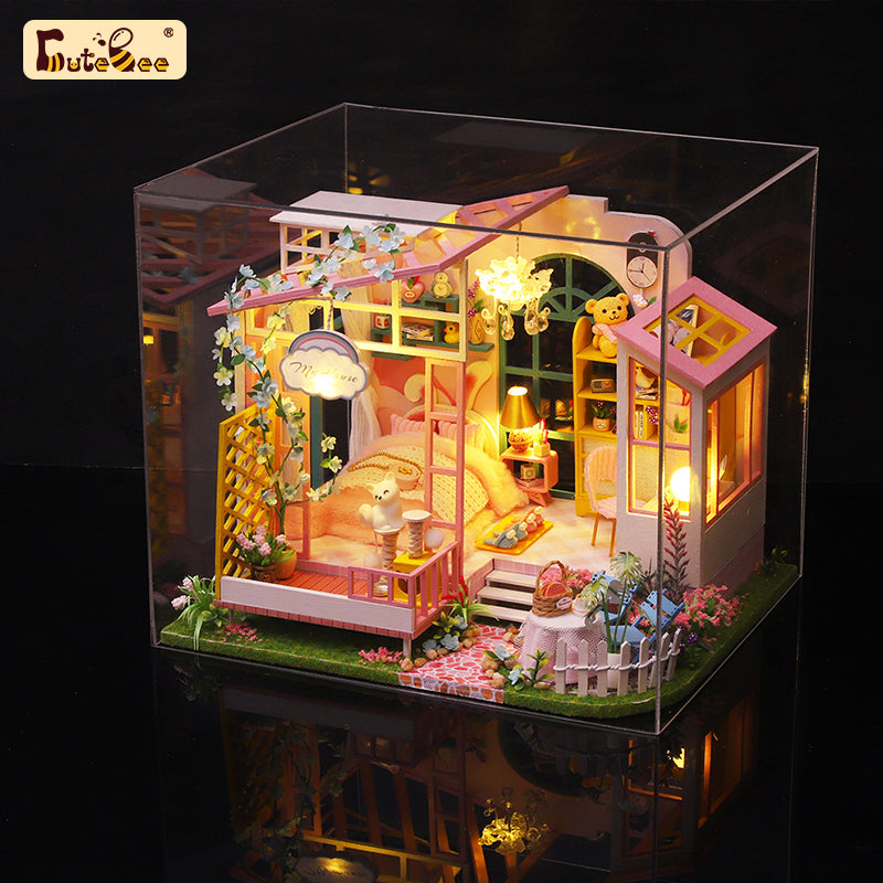 PUUZZLE 1:24 DIY Dollhouse Kit ( Story of Flowers )