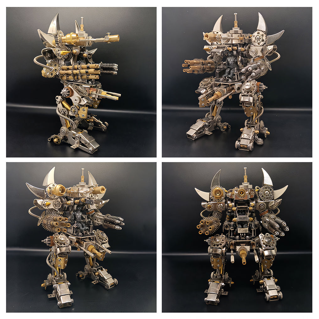 DIY 3D Metal Mechanical  Magnetic Mecha Puzzle Assembly Model Kit