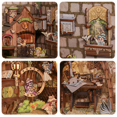 PUUZZLE DIY Booknook Kit (Elves Paradise)