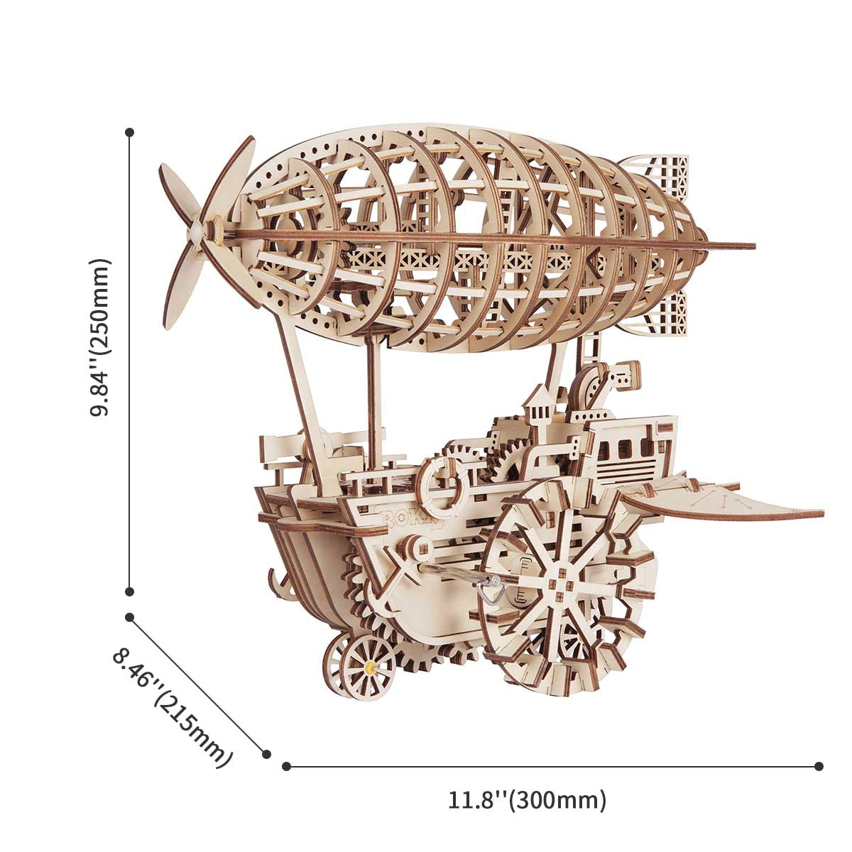 PUUZZLE Air Vehicle LK702 Mechanical Airship Plane Model