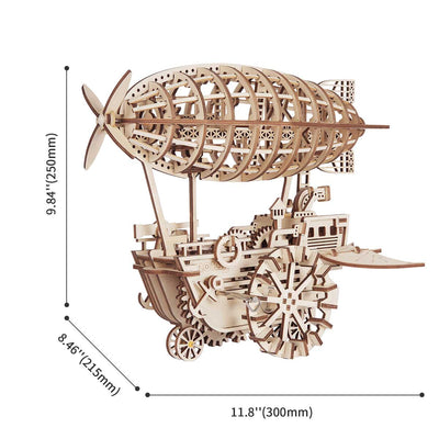 PUUZZLE Air Vehicle LK702 Mechanical Airship Plane Model