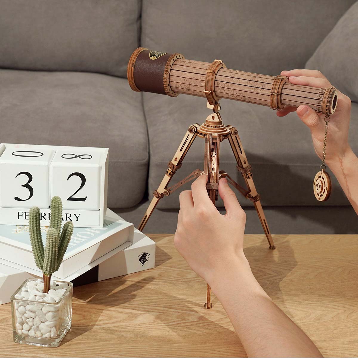 PUUZZLE Monocular Telescope ST004 3D Wooden Puzzle