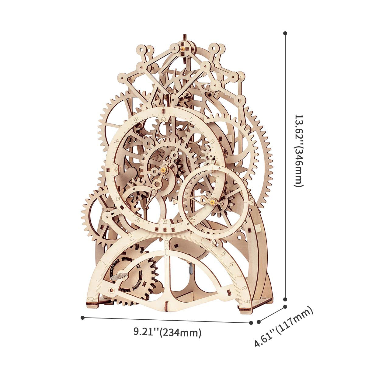 PUUZZLE Pendulum Clock LK501 Mechanical Gears Kit