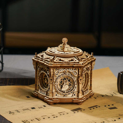 PUUZZLE Secret Garden DIY Mechanical Music Box AMK52