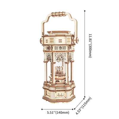 PUUZZLE Victorian Lantern Mechanical Music Box AMK61