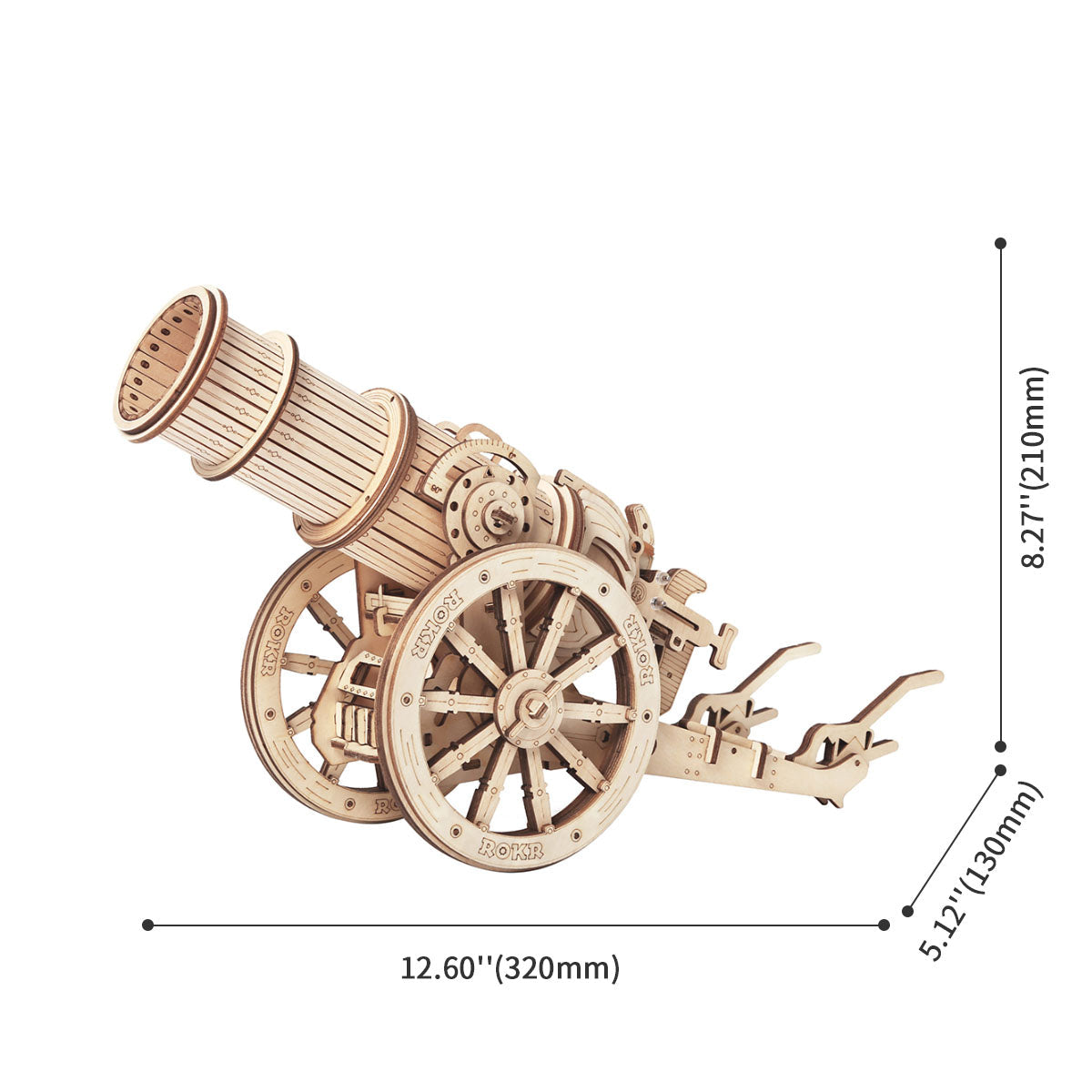 PUUZZLE Epic War Series | Wheeled Siege Artillery KW801 (Include 5 Table Tennis Balls)