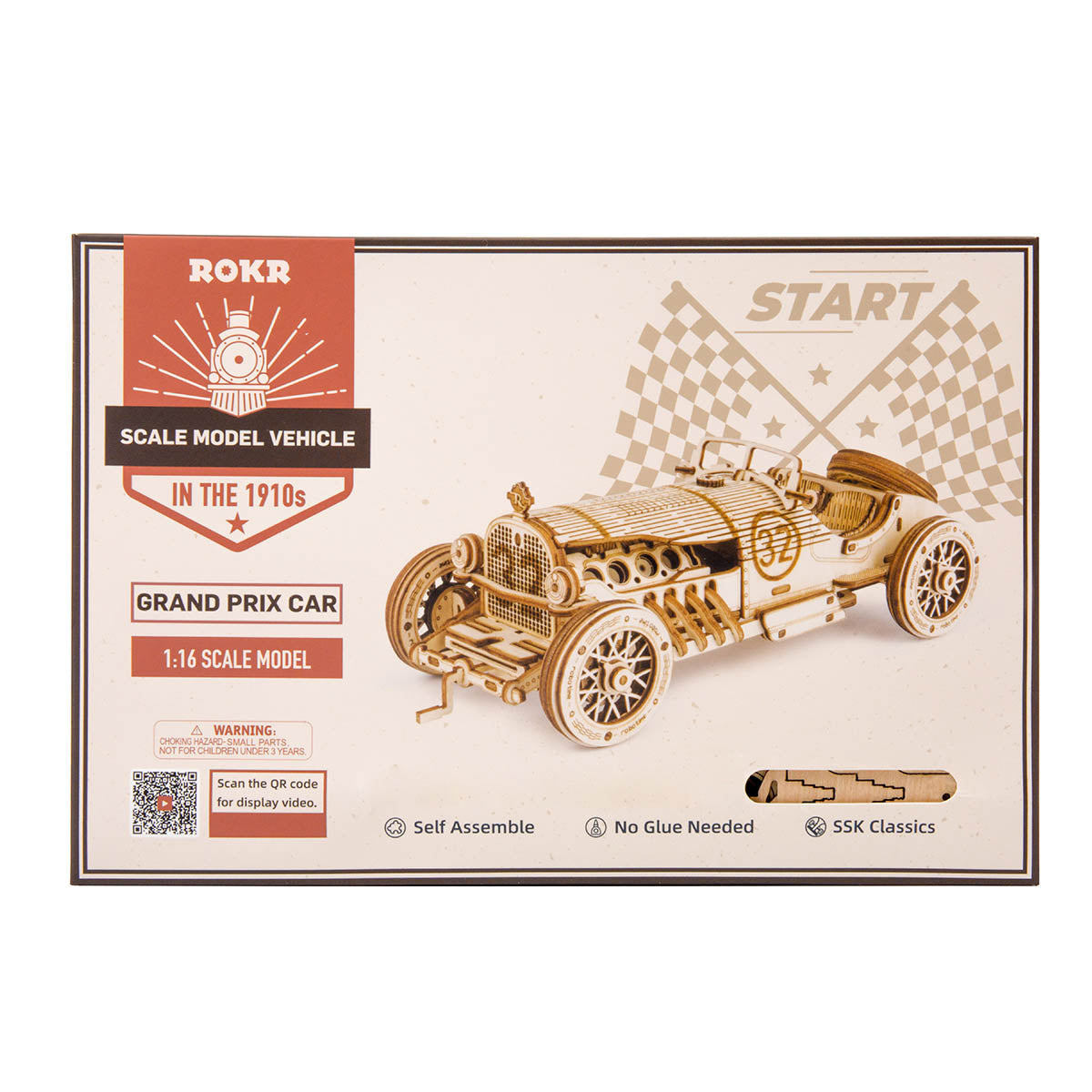 PUUZZLE Grand Prix Car MC401 -1:16 Scale Model